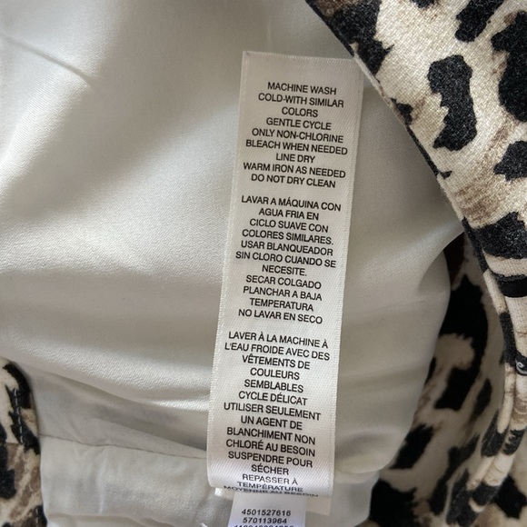 White House Black Market Leopard Print Pencil Skirt - Picture 14 of 16